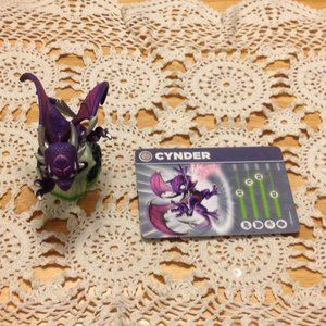 Skylanders Spyro’s Adventure Cynder Action Figure plus collector's card